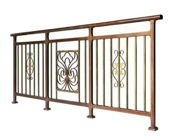 Black Steel Flat-top Decorative Fence Panel